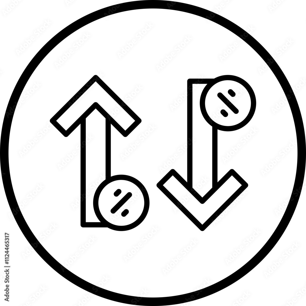 Increase and Decrease icon style Increase and Decrease icon style