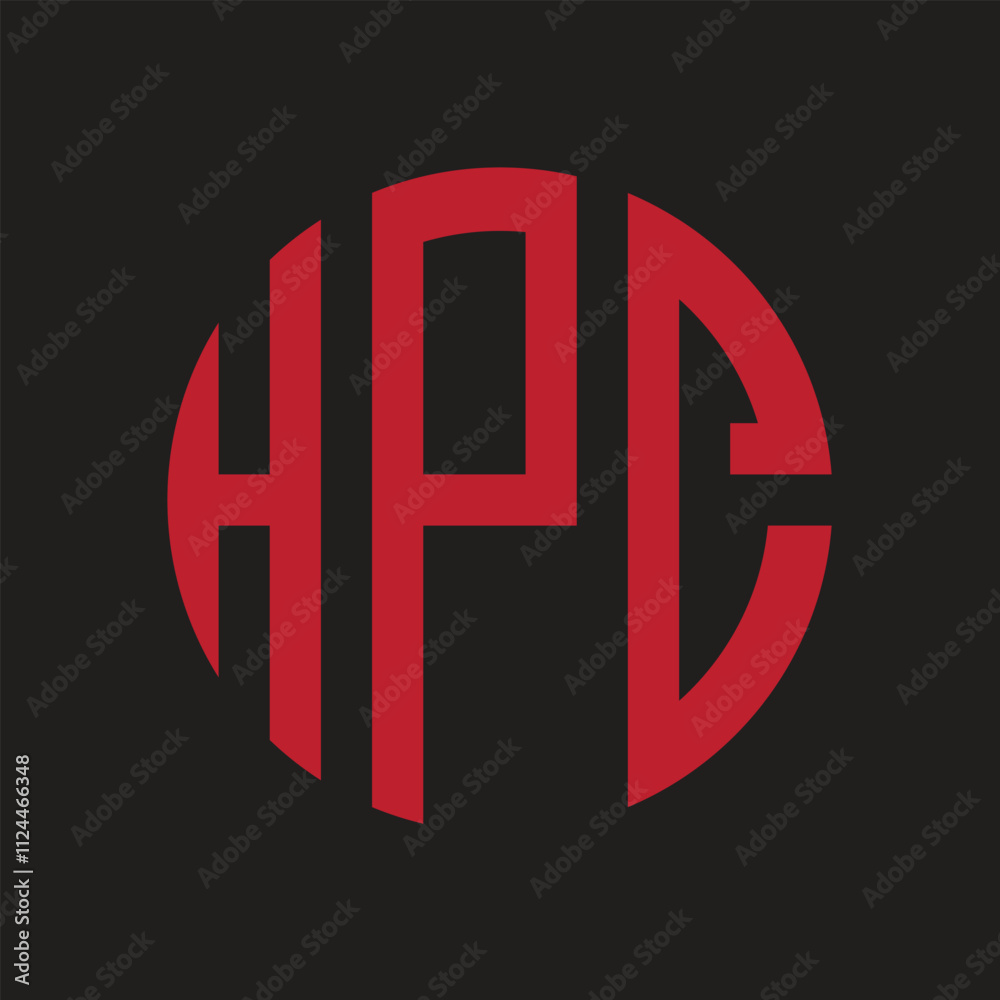 Obraz premium Simple round shape logo design