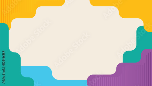 Colorful abstract background with copy space for text or design