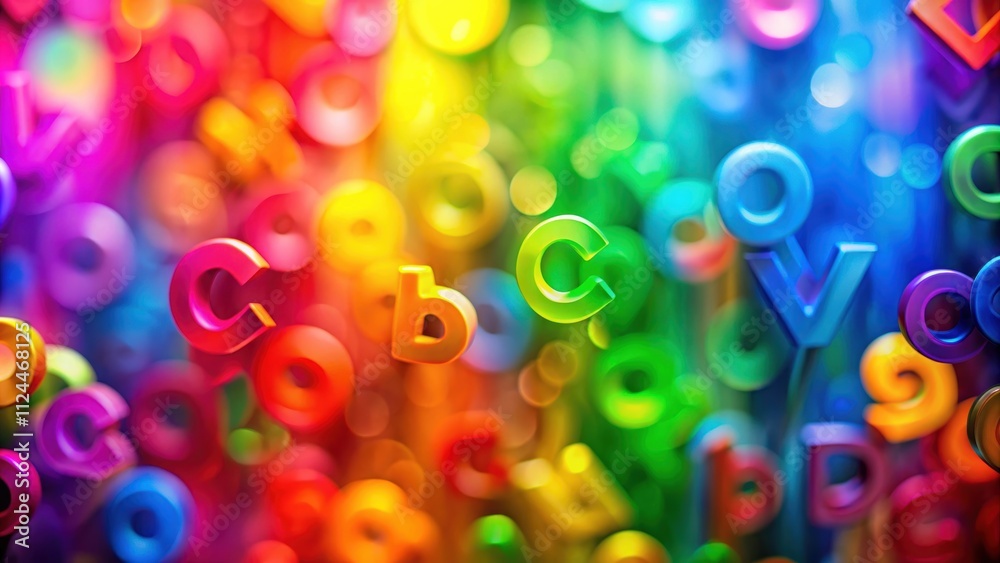Fototapeta premium Vivid blurred colorful wallpaper background, vibrant, abstract, design, artistic, backdrop, blur, colorful, vibrant, soft