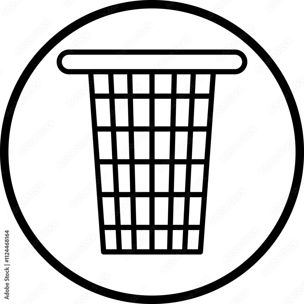 Laundry Trolley icon style Laundry Trolley icon style