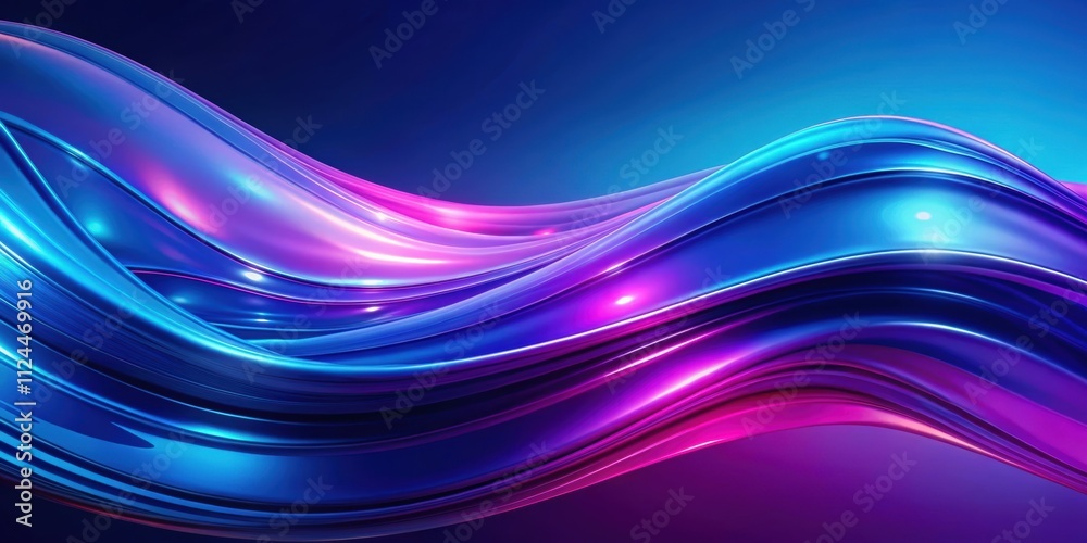 Abstract futuristic background with blue and purple liquid wavy shapes , futuristic, abstract, background, liquid, wavy, shapes