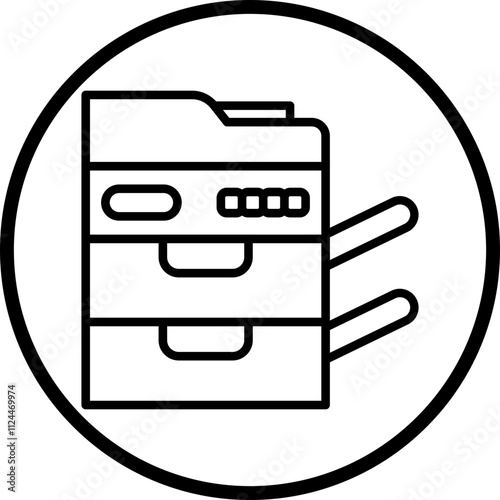 Copy Machine icon style