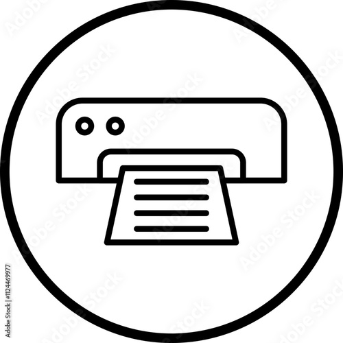 Printer Out icon style
