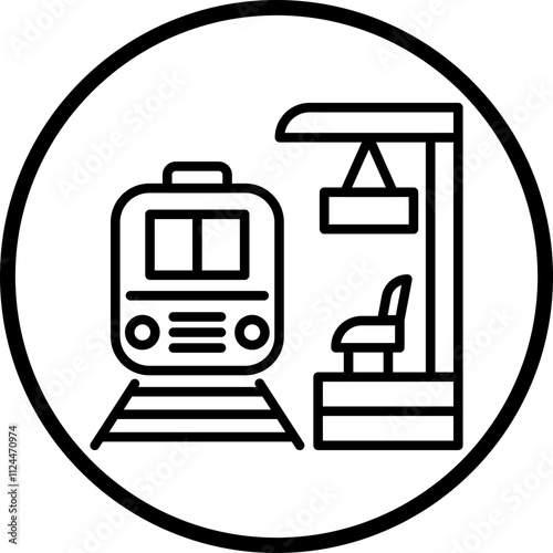 Train Platform icon style