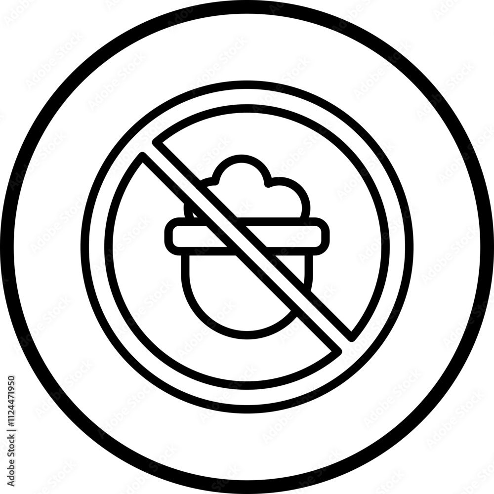 No Food icon style