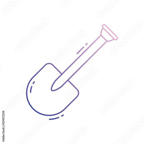 Shovel vector icon