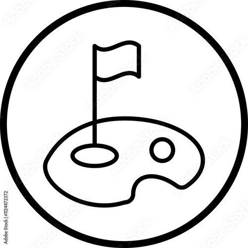 Golf Course icon style