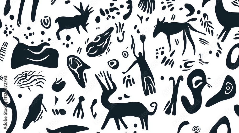 Fototapeta premium seamless animal pattern