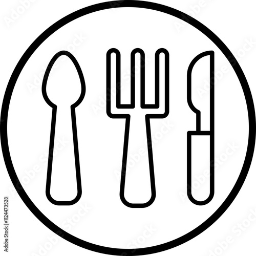 Cutlery icon style