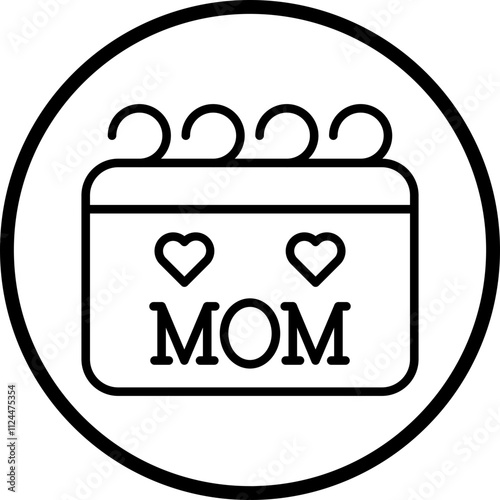 Mother Day icon style