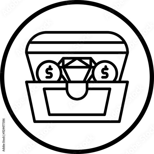 Treasure Chest icon style