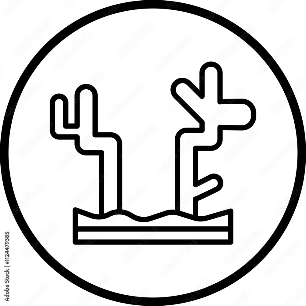 Coral Reef icon style Coral Reef icon style