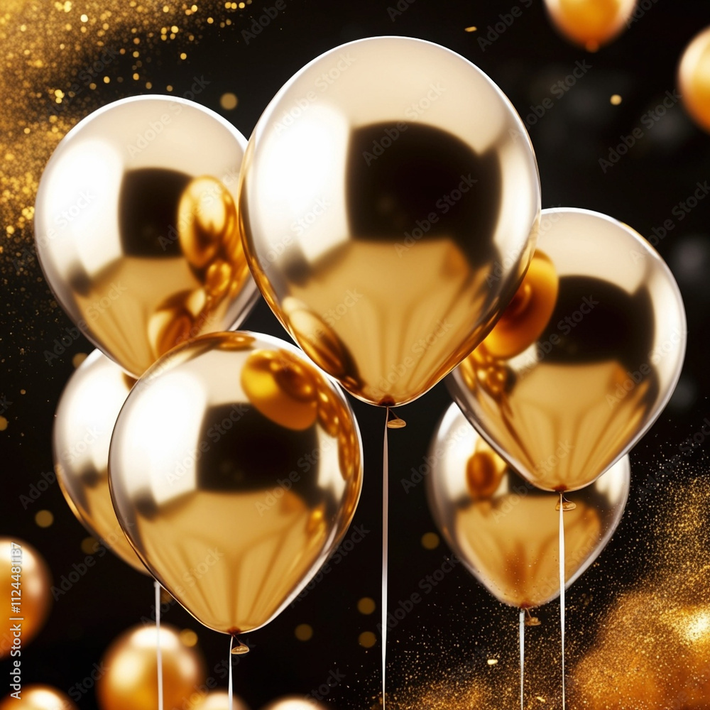 Golden Balloons Add Glamour to Events Golden Balloons Add Glamour to Events