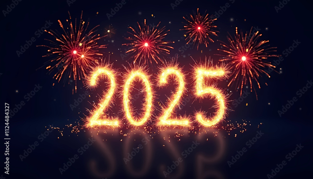 Celebratory New Year 2025 wishes with inspiring quotes and bright images capturing the spirit of the season, generative ai Celebratory New Year 2025 wishes with inspiring quotes and bright images capturing the spirit of the season, generative ai