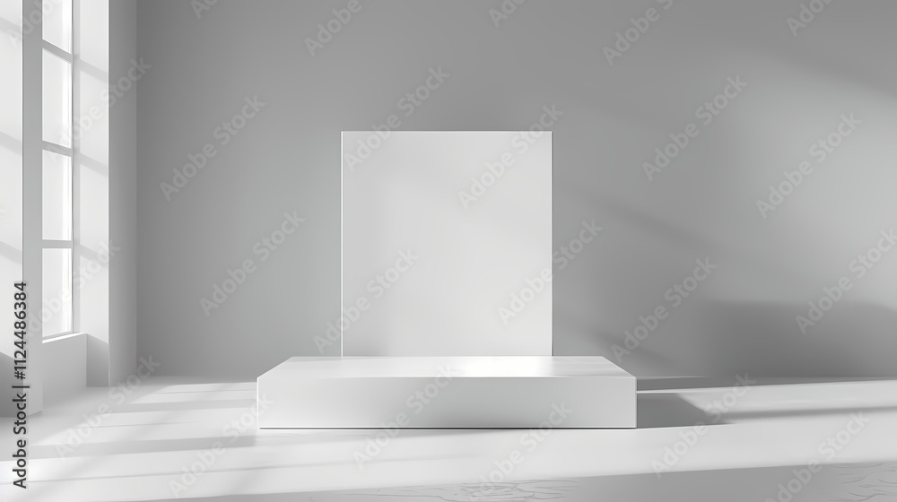 Clean Minimalist Product Display Stand 