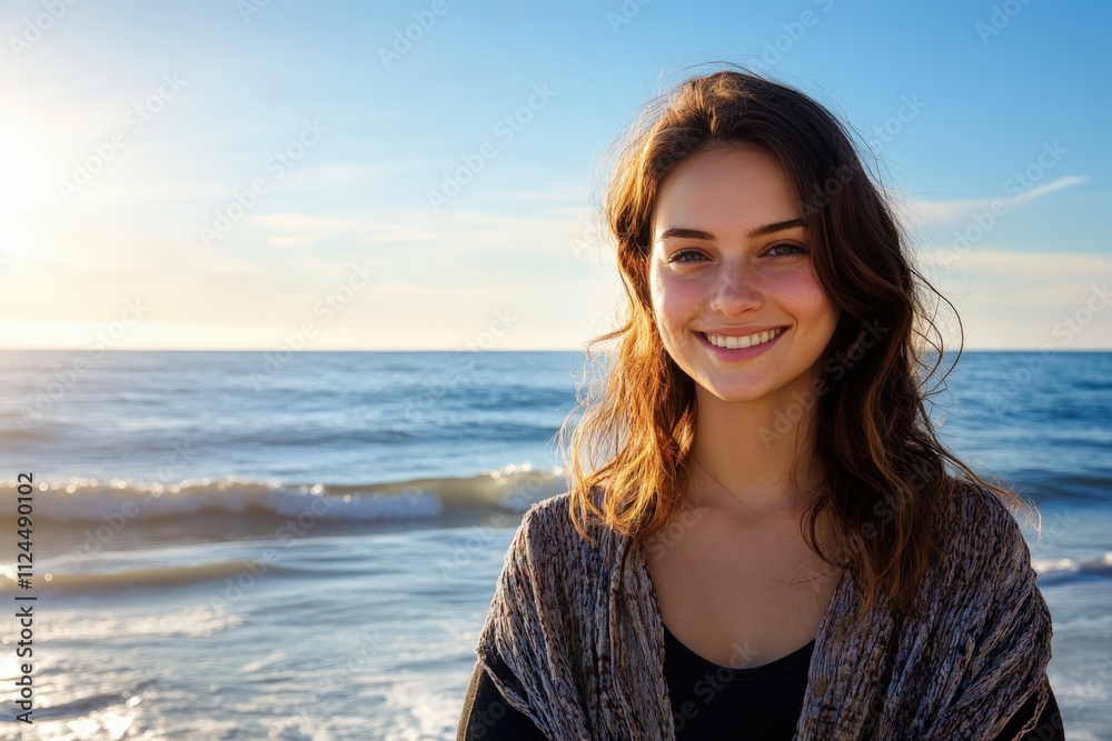 A expansive water body with an emerging wave and a cloud-laden backdrop. Beautiful simple AI generated image A expansive water body with an emerging wave and a cloud-laden backdrop. Beautiful simple AI generated image