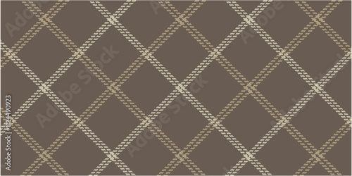 Vector checkered pattern. Tartan, textured seamless twill for flannel shirts, duvet covers, other autumn winter textile mills. Vector Format