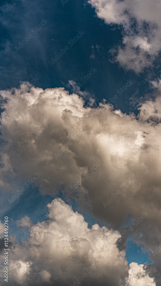 Obraz premium blue sky with clouds