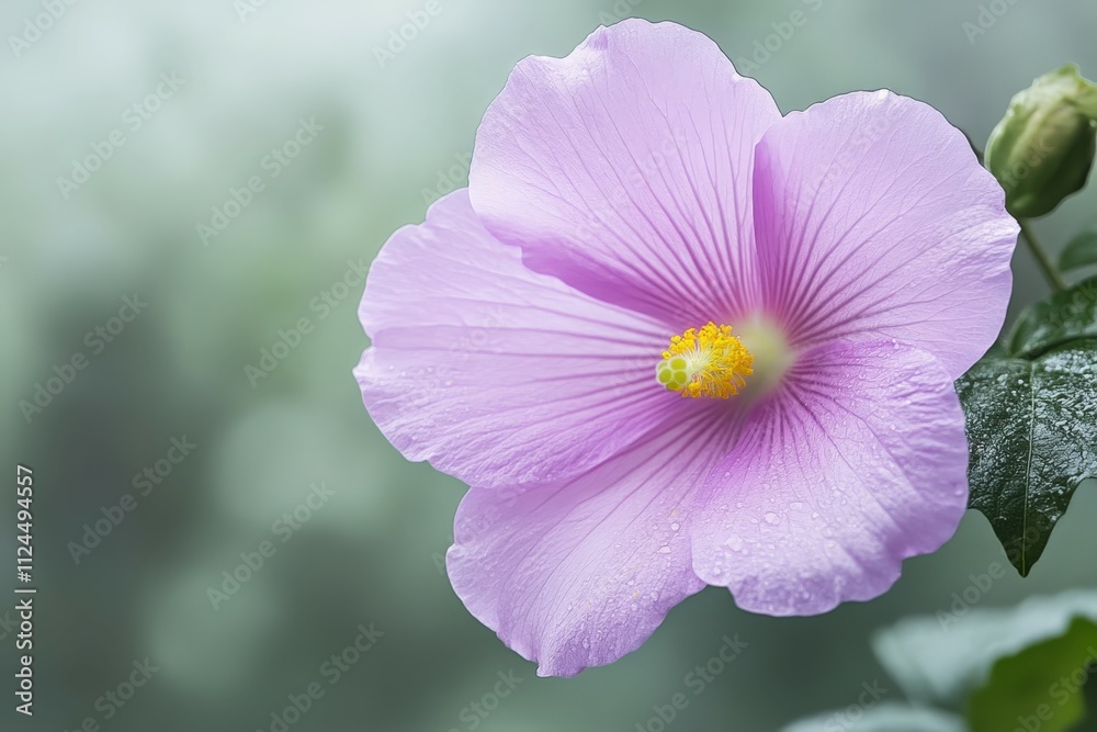 Bee collect pollen from pink flower (Cosmos bipinnatus). Close-up. Side view. Beautiful simple AI generated image Bee collect pollen from pink flower (Cosmos bipinnatus). Close-up. Side view. Beautiful simple AI generated image