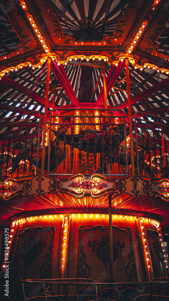 Obraz premium carousel in mall