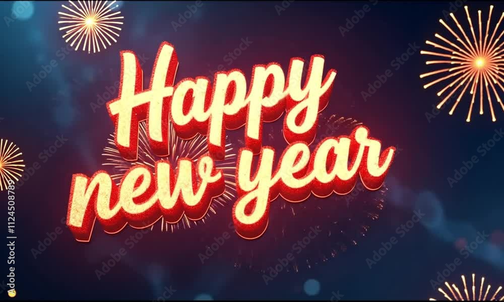 happy new year animation intro outro video happy new year animation intro outro video