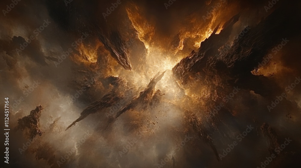 Apocalyptic Skies: A Dramatic Celestial Landscape