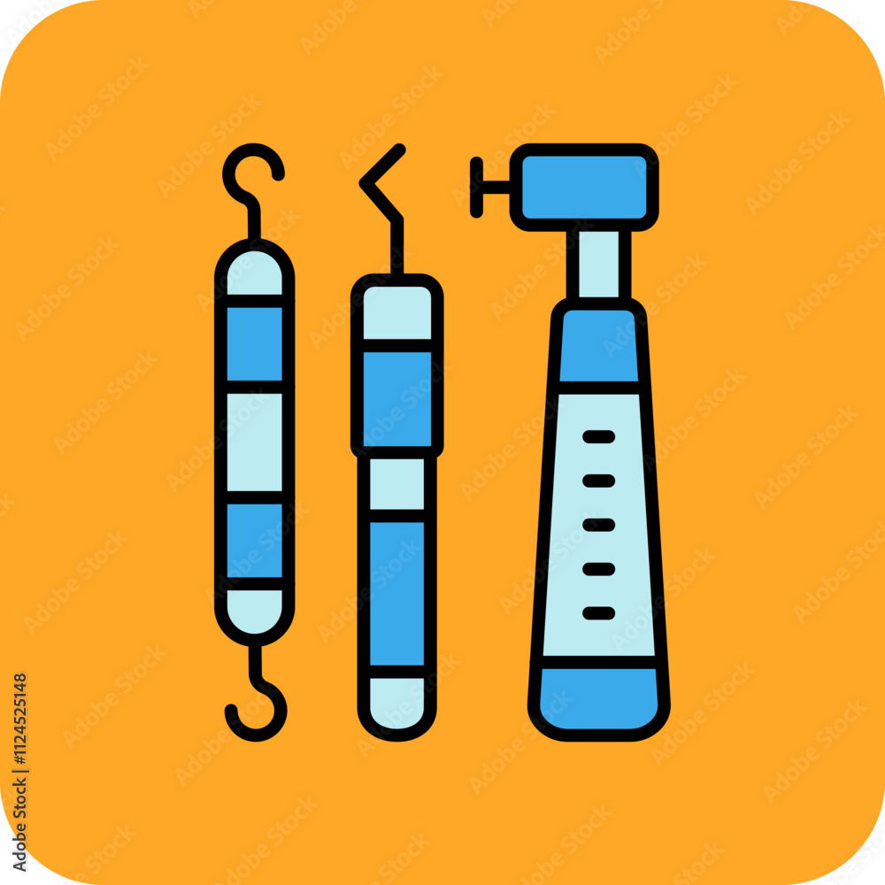 Dentist Tools Icon Dentist Tools Icon