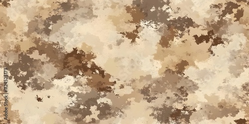 A textured pattern in earthy tones resembling a camouflage design.