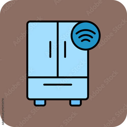 Smart Fridge Icon