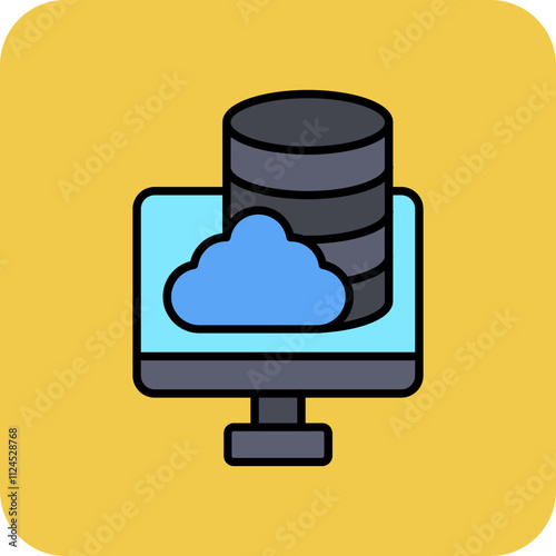 Cloud Server Icon