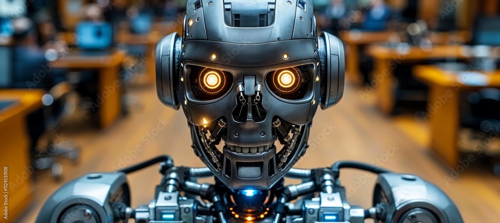 Fototapeta premium Integrating artificial intelligence with quantum computing for enhanced data processing capabilities