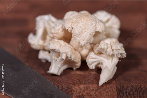 Green vegetables, fresh cauliflower florets