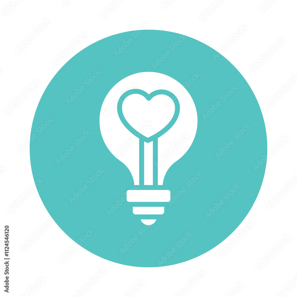 Lightbulb Vector Gylph Icon. Eps file 10 Lightbulb Vector Gylph Icon. Eps file 10