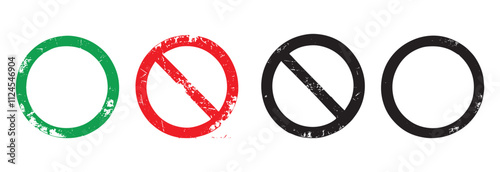 Thumb up and thumb down Like and dislike icons Yes or no choice Agree and disagree sign