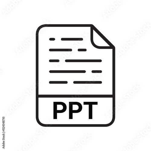 Documents File Format Line icons set. EPS, PDF, PSD, AI, XL, PPT, EXE etc., Editable stroke icons collection