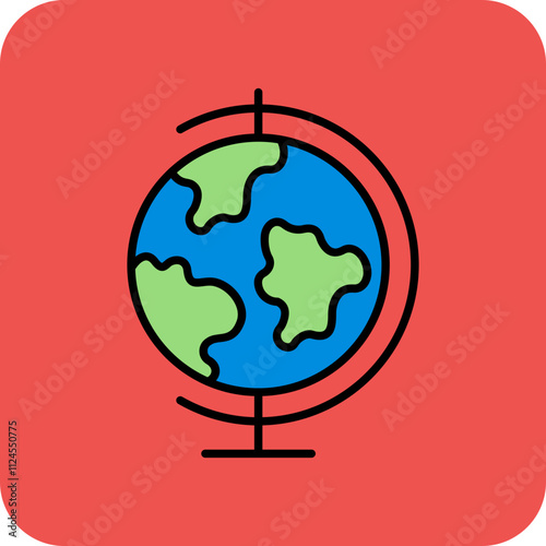 Globe Stand Icon