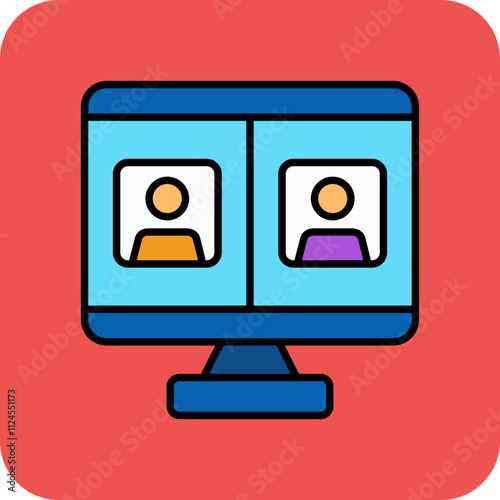 Video Conference Icon