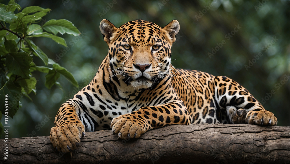 Fototapeta premium Jaguar Lounging