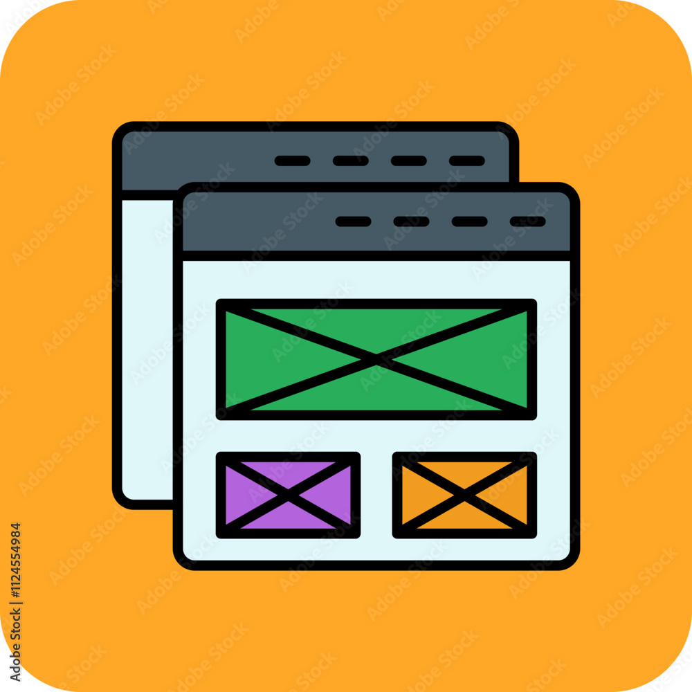 Wireframe Icon Wireframe Icon