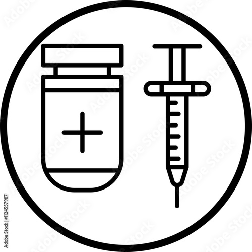 Opioids Vector Icon Style