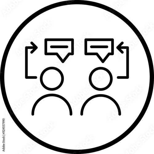Counsellor Vector Icon Style