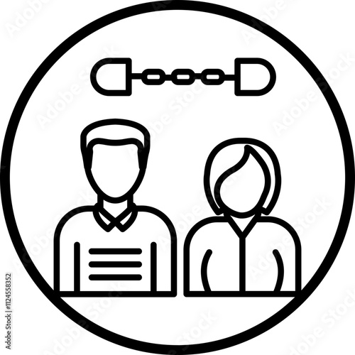 Codependency Vector Icon Style