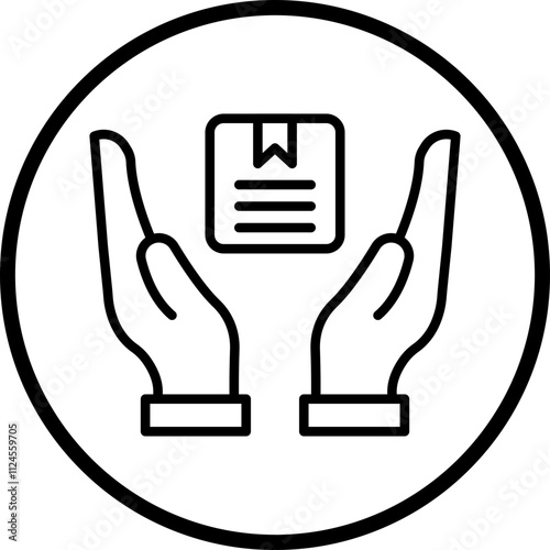 Package Handling Vector Icon Style