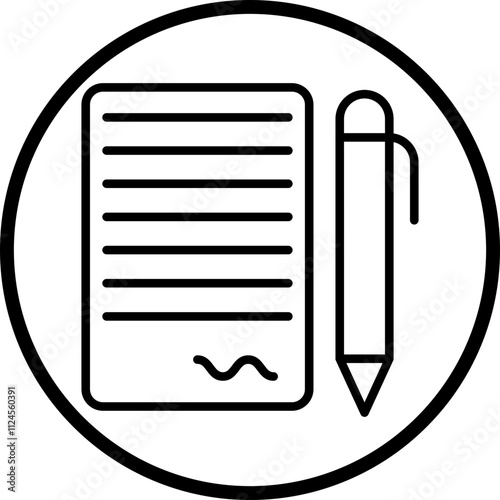 Consent Vector Icon Style