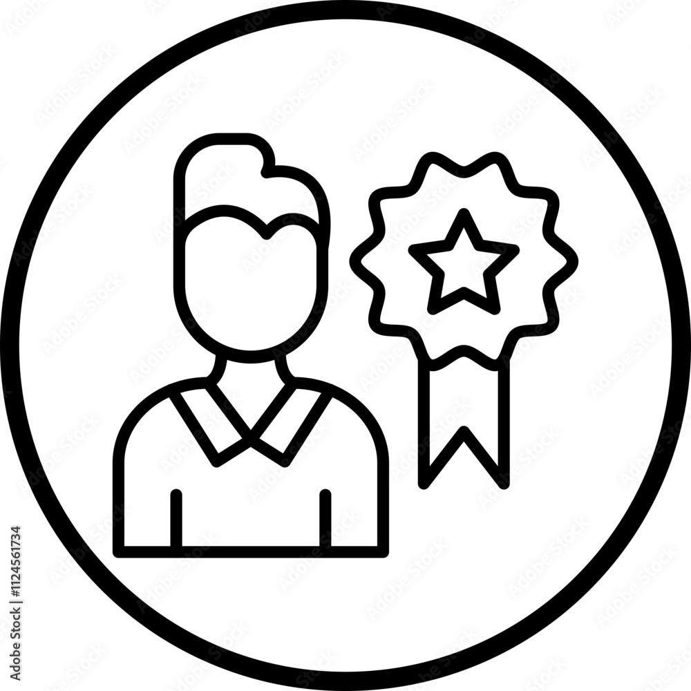 Obraz premium Reputation Vector Icon Style