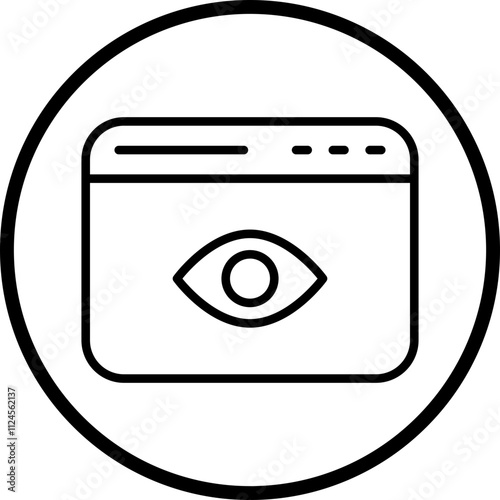 Views Vector Icon Style