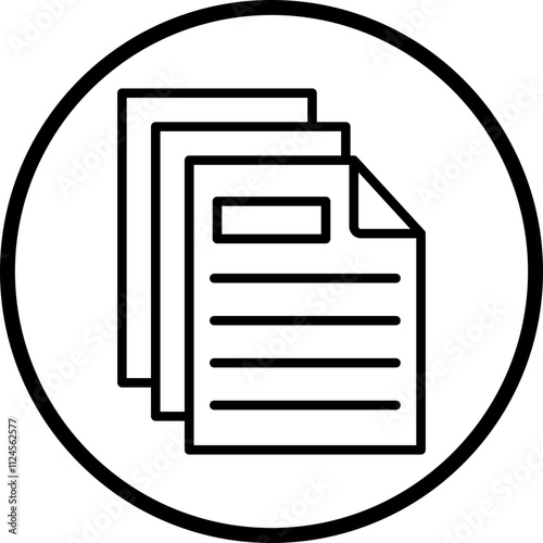 Documents Vector Icon Style
