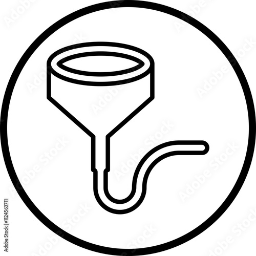 Beer Bong Vector Icon Style