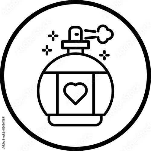 Perfume Vector Icon Style